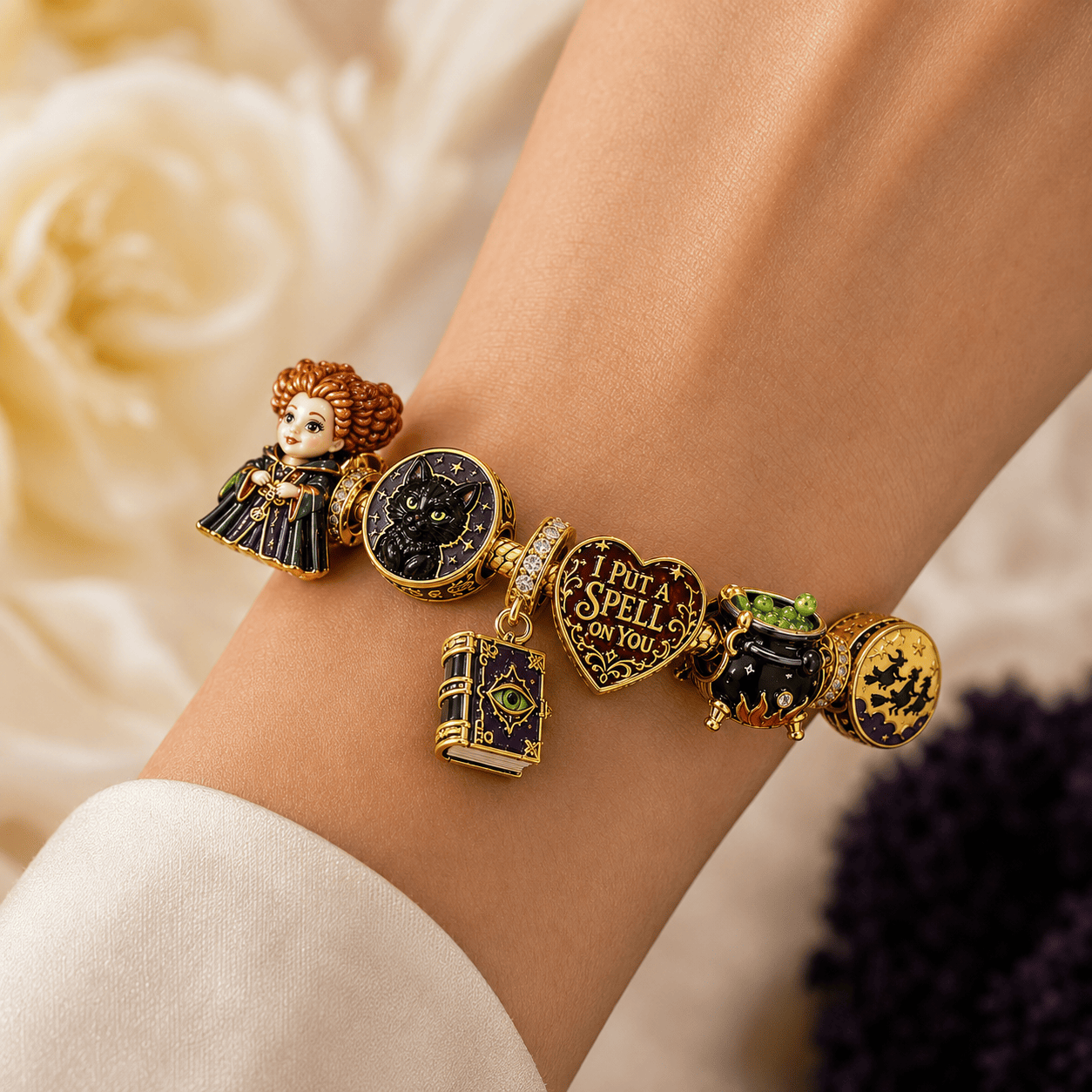 HCPC Gold Charm Bracelet Set BMD