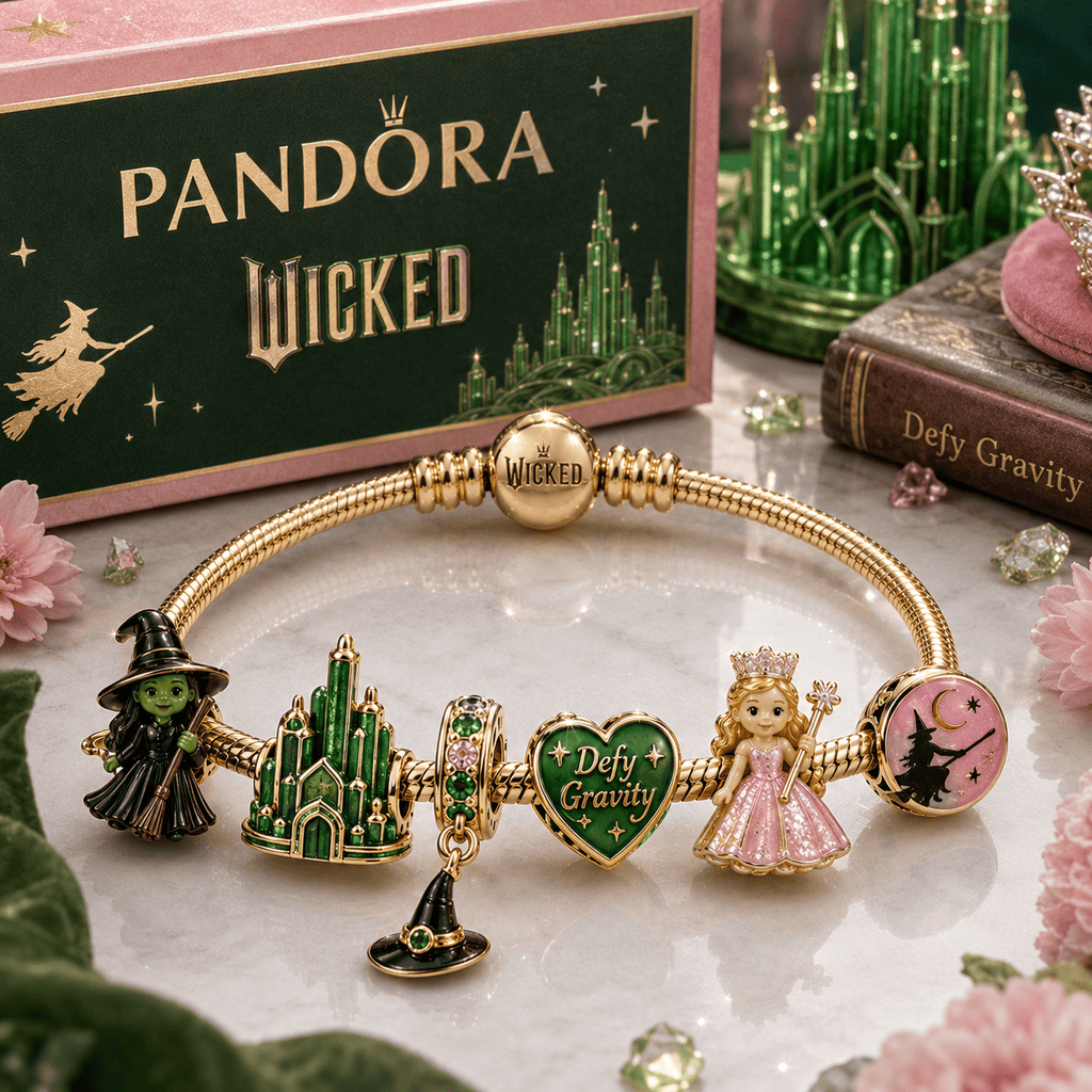 WCKD Gold Charm Bracelet Set BMD