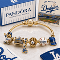 LAD Gold Charm Bracelet Set BMD