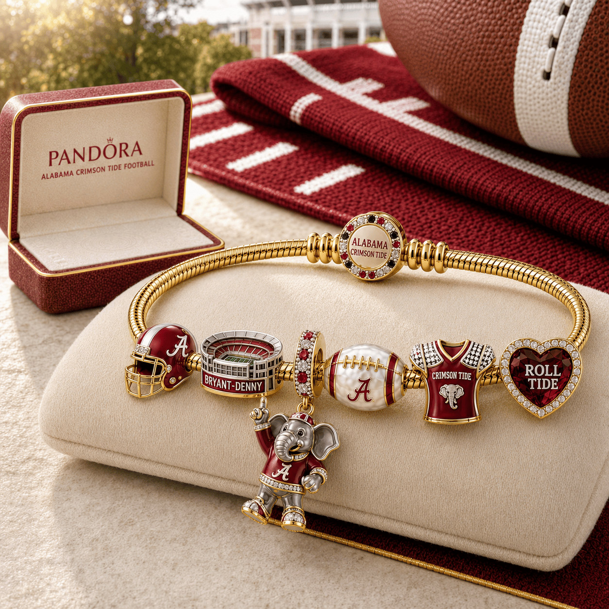 AKR Gold Charm Bracelet Set TMH