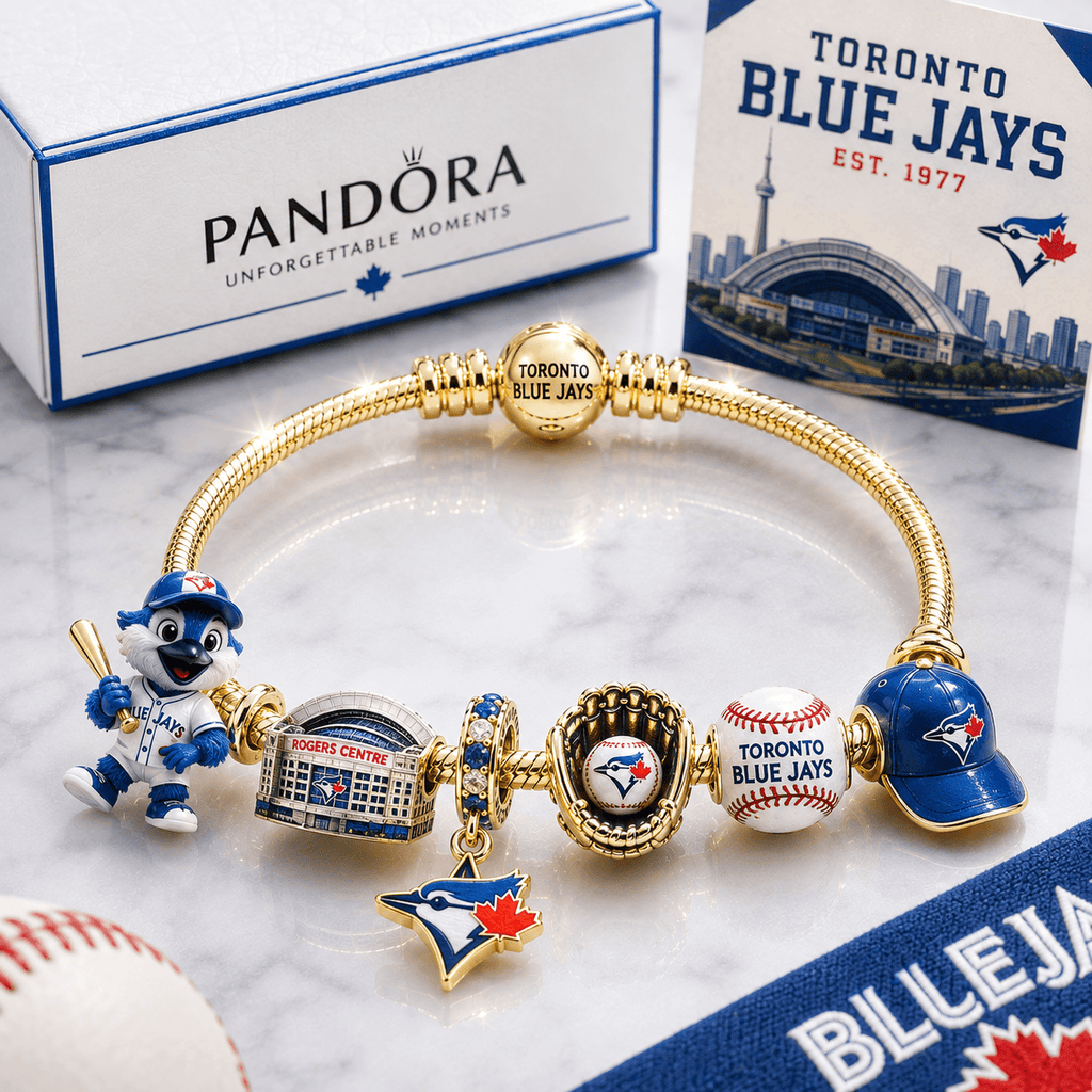 TBJ Gold Charm Bracelet Set BMD