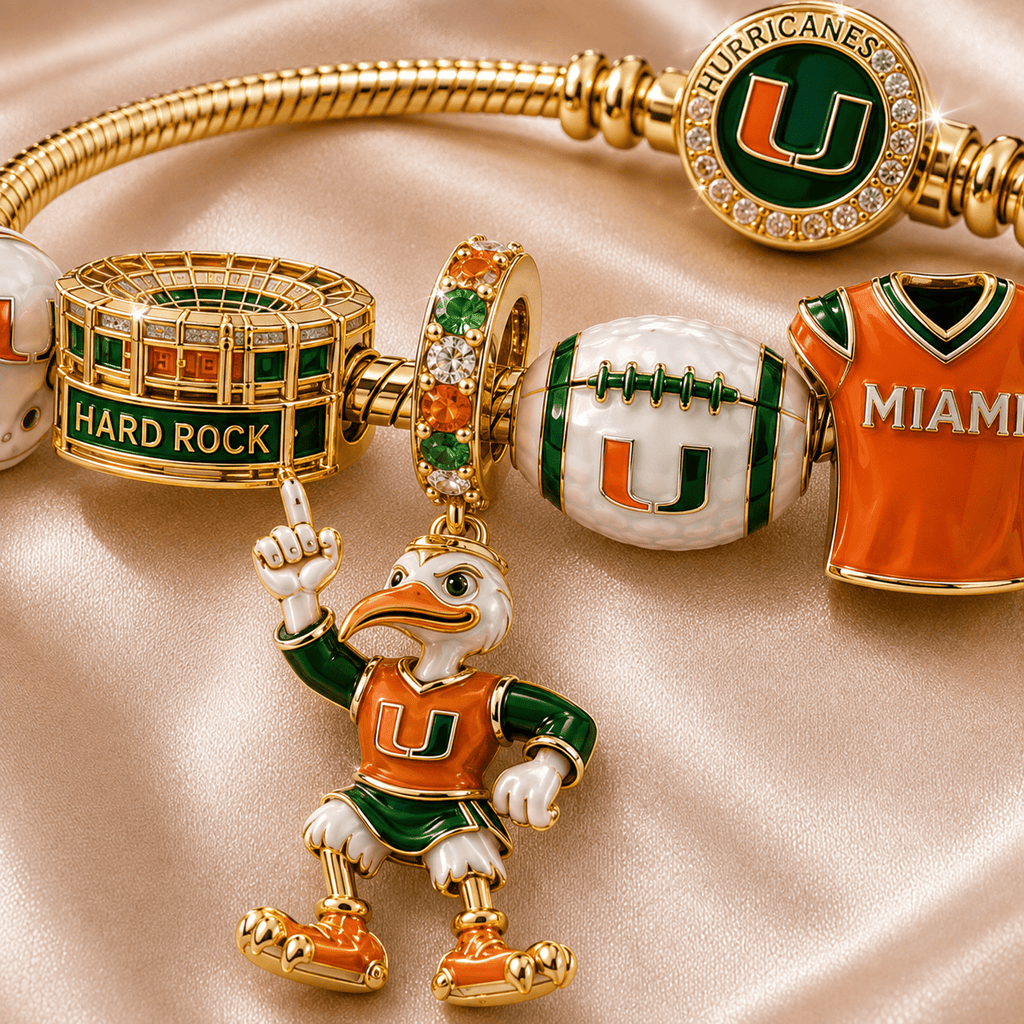MHR Gold Charm Bracelet Set TMH