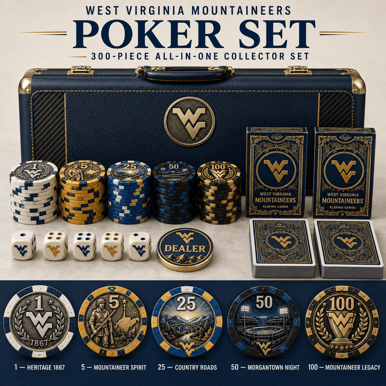 Premium WVM Poker Set LNTH